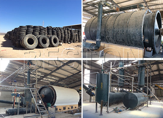 tyre recycling plant in Jordan